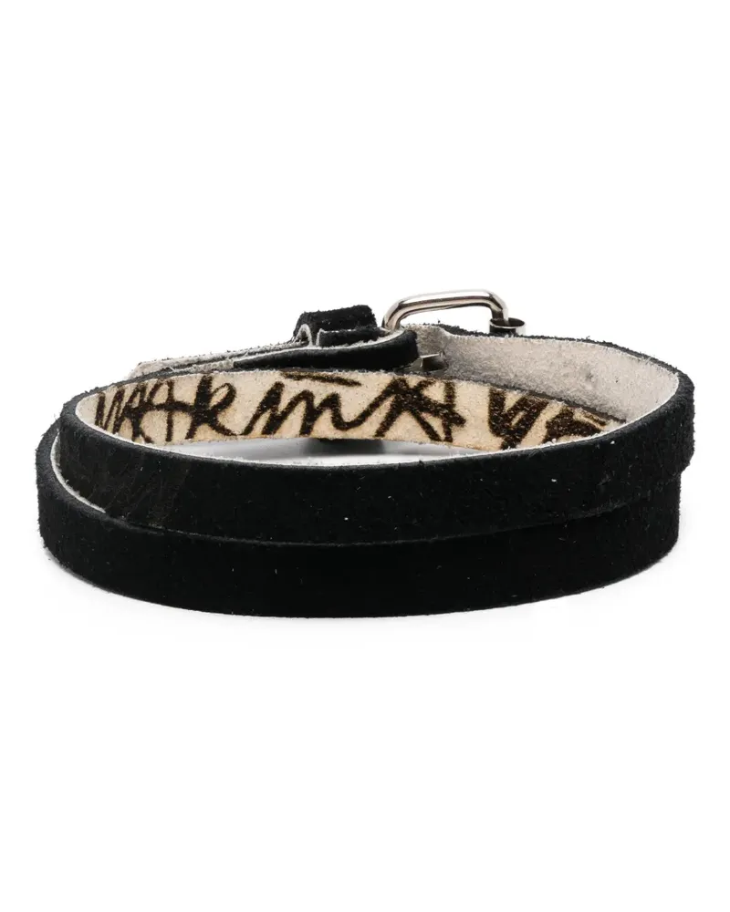 Marina Yee classic buckle-fastening bracelet - Schwarz Schwarz