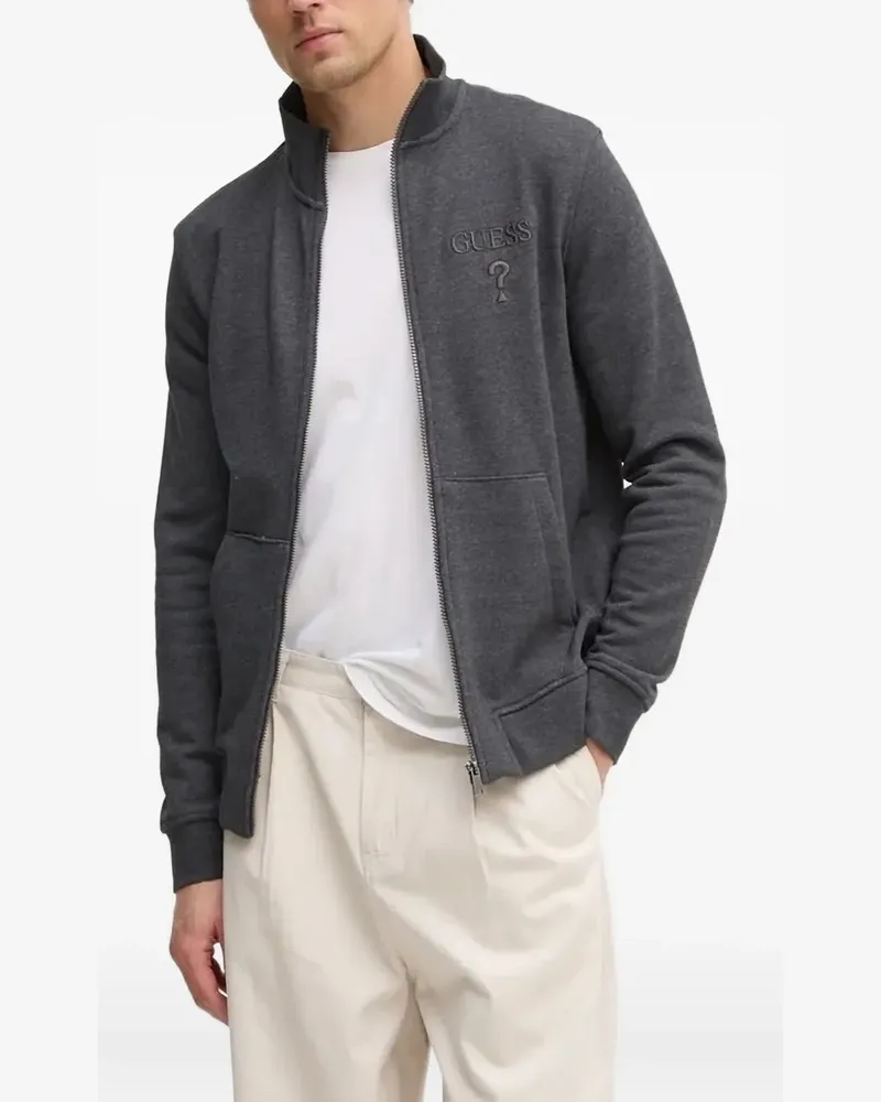 Guess Sweatshirt mit Reißverschluss - Grau Grau