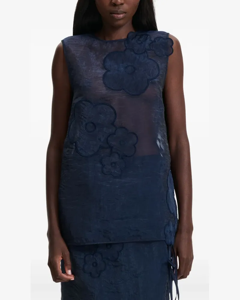 Cecilie Bahnsen Alba Bluse - Blau Blau