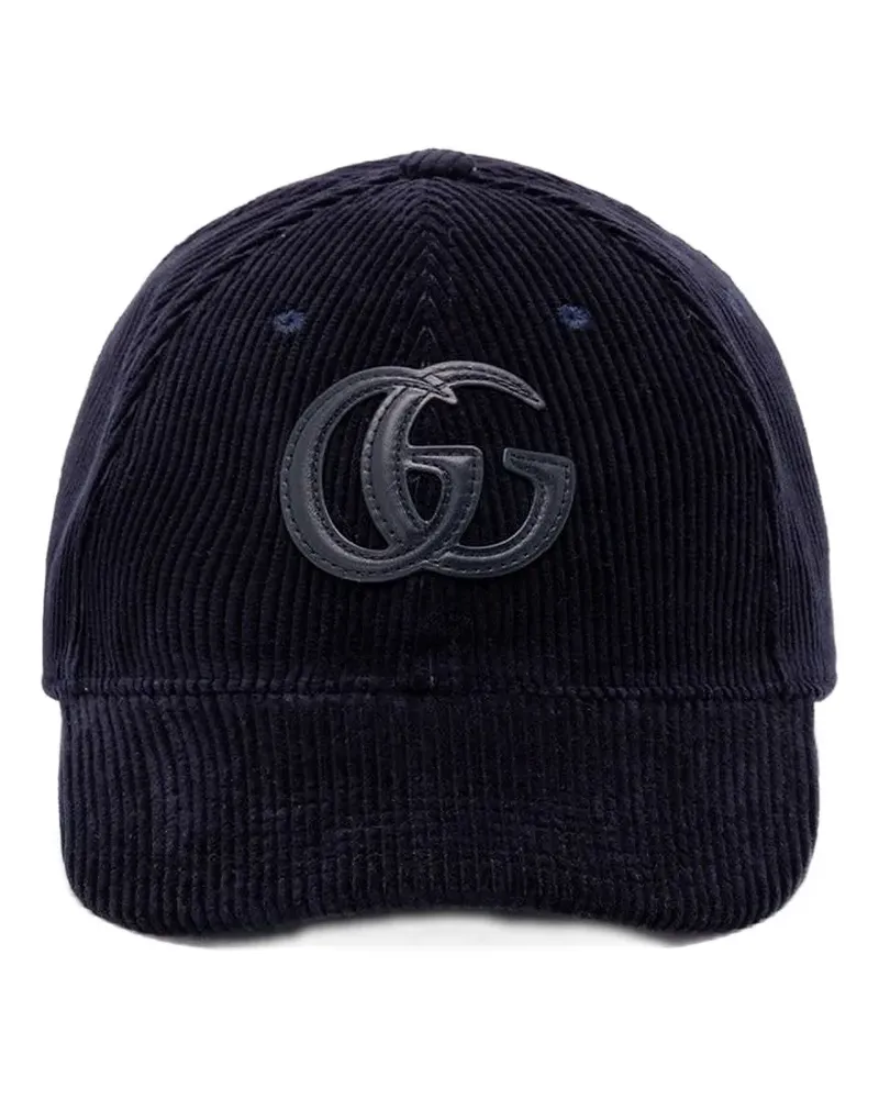 Gucci corduroy logo baseball hat - Blau Blau