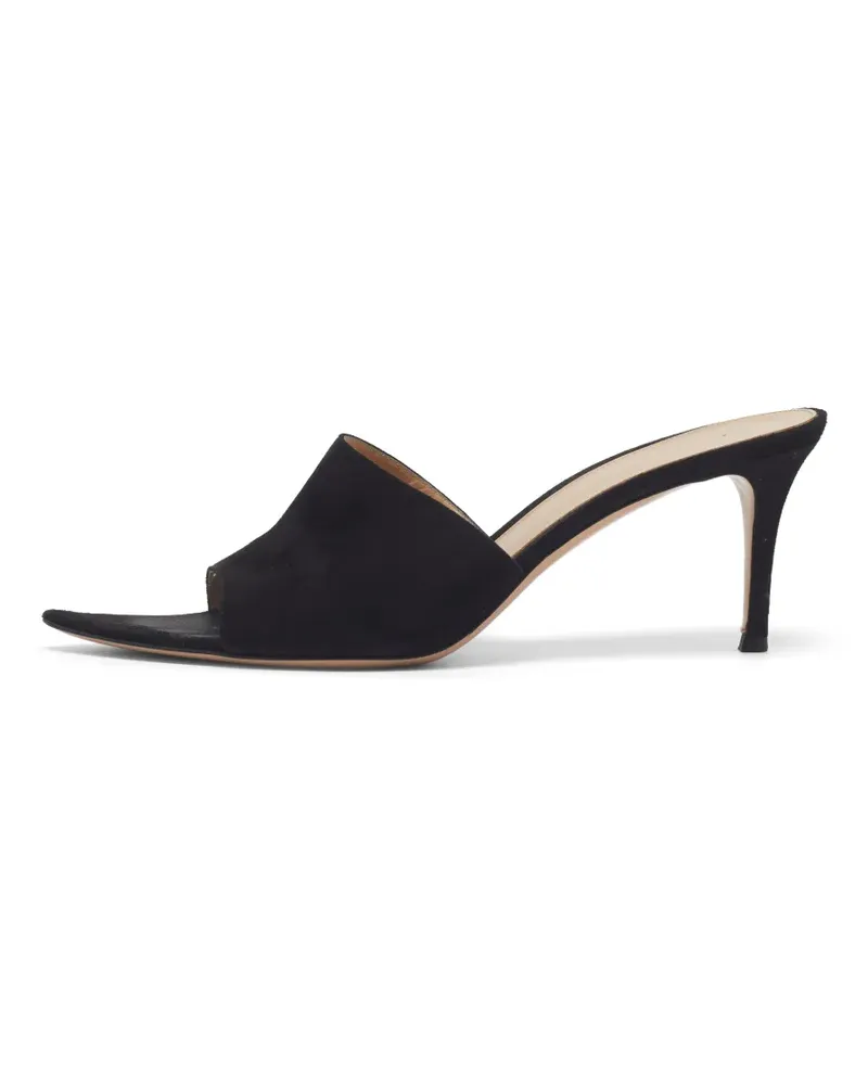 Gianvito Rossi Alisia Sandalen aus Wildleder - Schwarz Schwarz