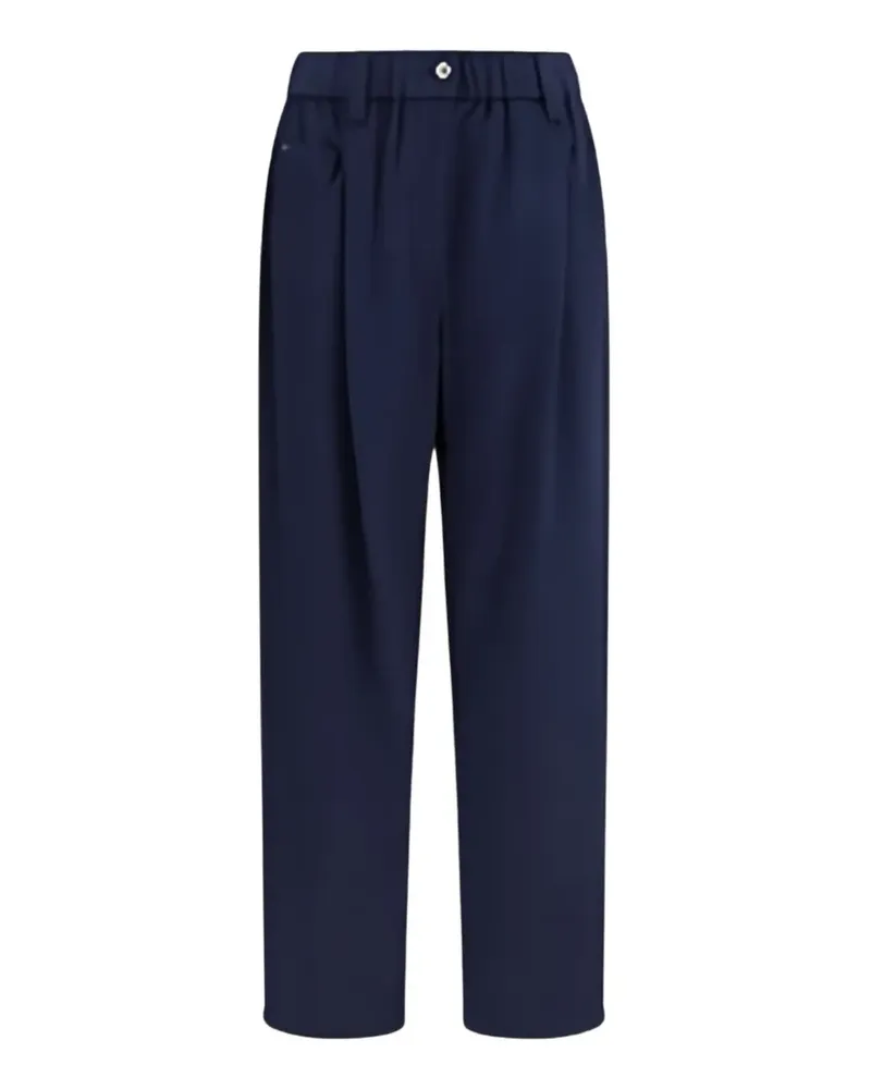 Brunello Cucinelli stretch-wool tailored trousers - Blau Blau