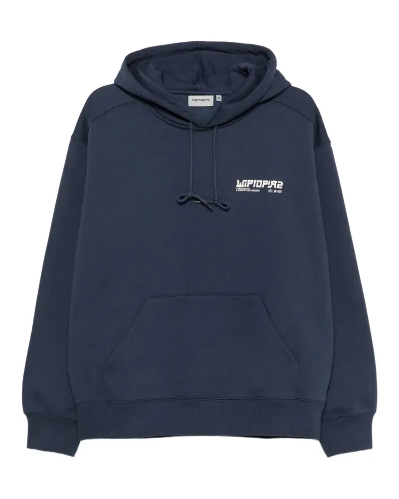 Carhartt WIP Hoodie mit grafischem Print - Blau Blau