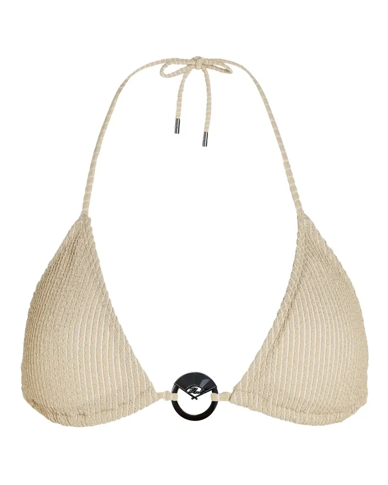 Karl Lagerfeld Fan Charm Triangel-Bikinioberteil - Nude Nude