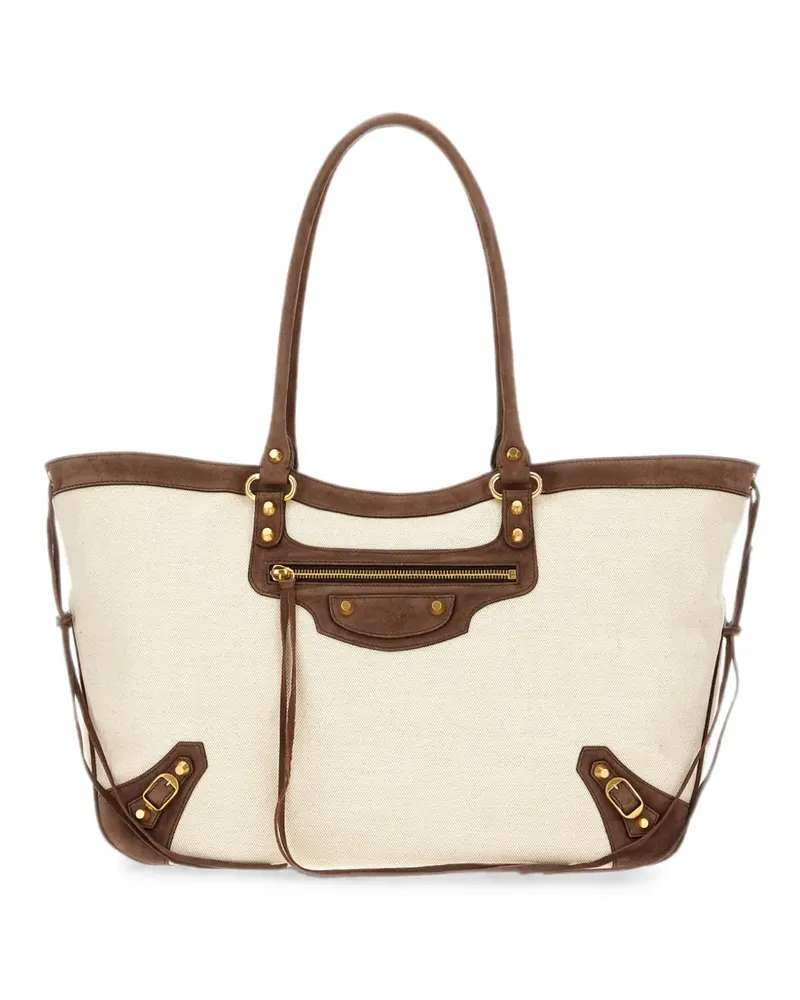 Balenciaga Neo Cagole tote bag - Nude Nude