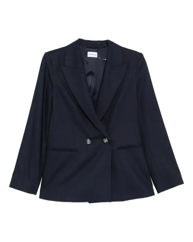 MARELLA MLLAceri double-breasted blazer - Blau Blau