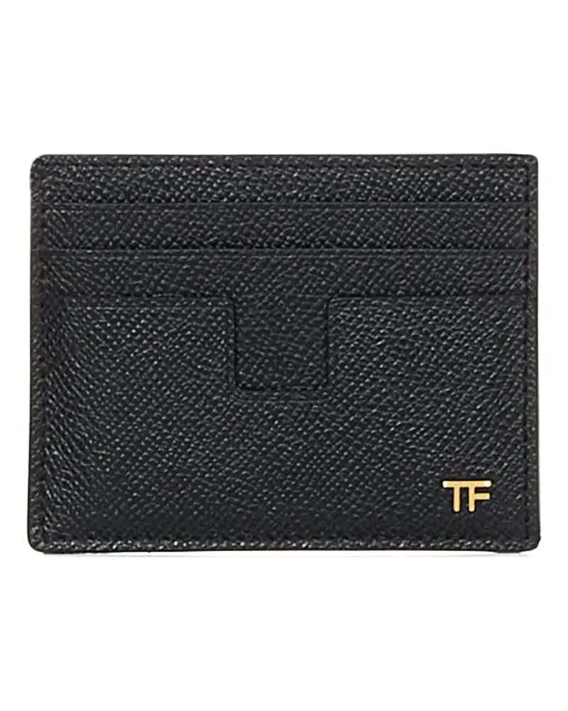 Tom Ford T-Line card holder - Schwarz Schwarz