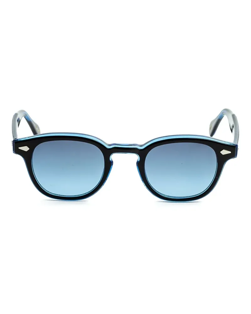 MOSCOT Runde Lemtosh Sonnenbrille - Schwarz Schwarz