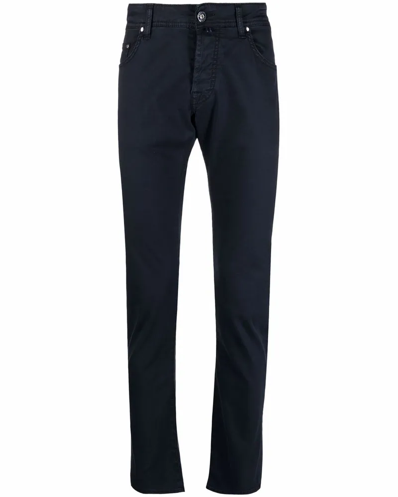 Jacob Cohën Schmale Hose - Blau Blau