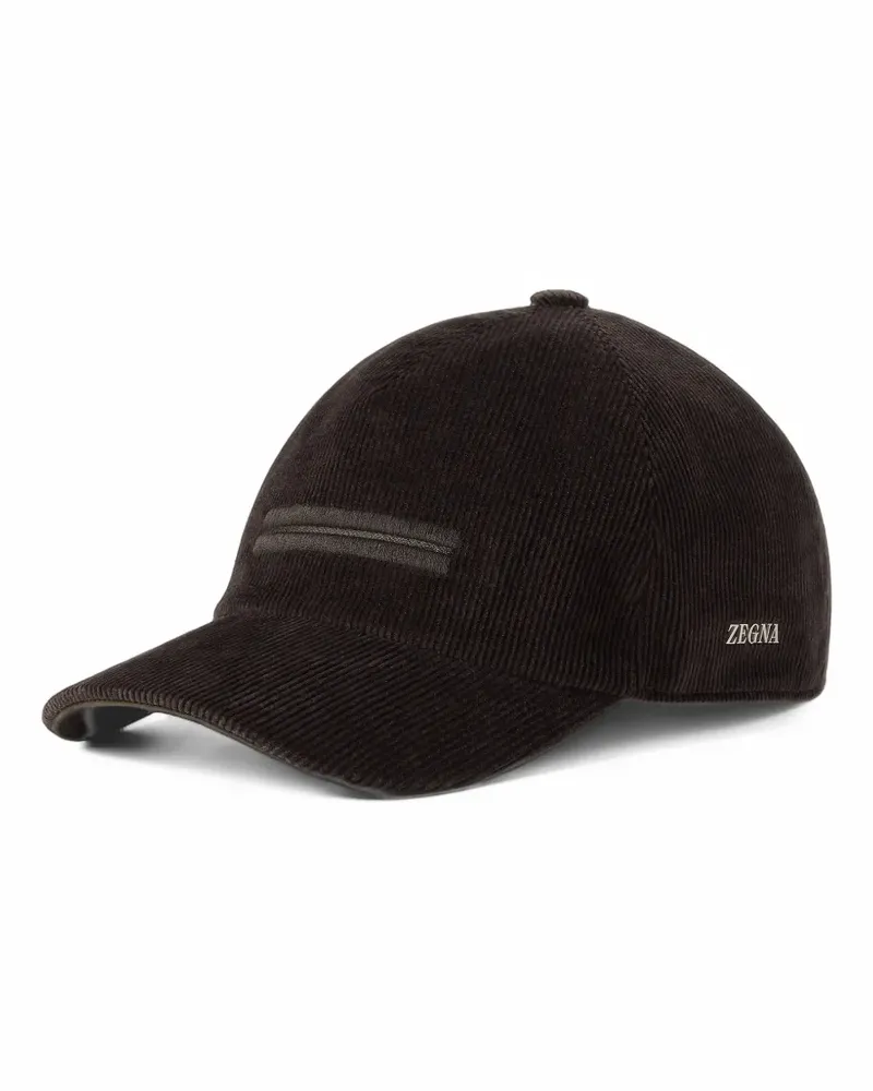 Ermenegildo Zegna dark-brown Cashco baseball cap - Braun Braun