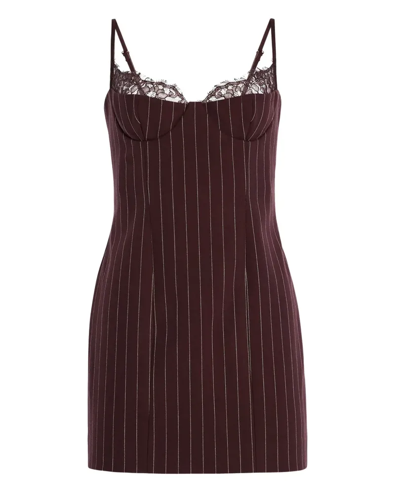 Retrofête Brona lace-detailing dress - Braun Braun