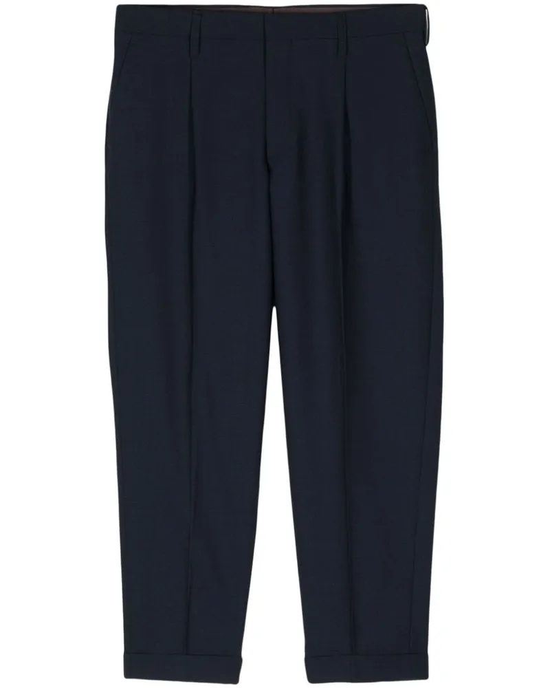 kolor Cropped-Hose mit Tapered-Bein Blau