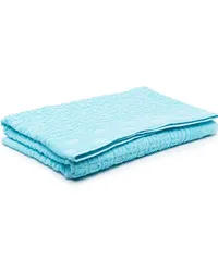 Versace Allover polka-dot bath towel Blau