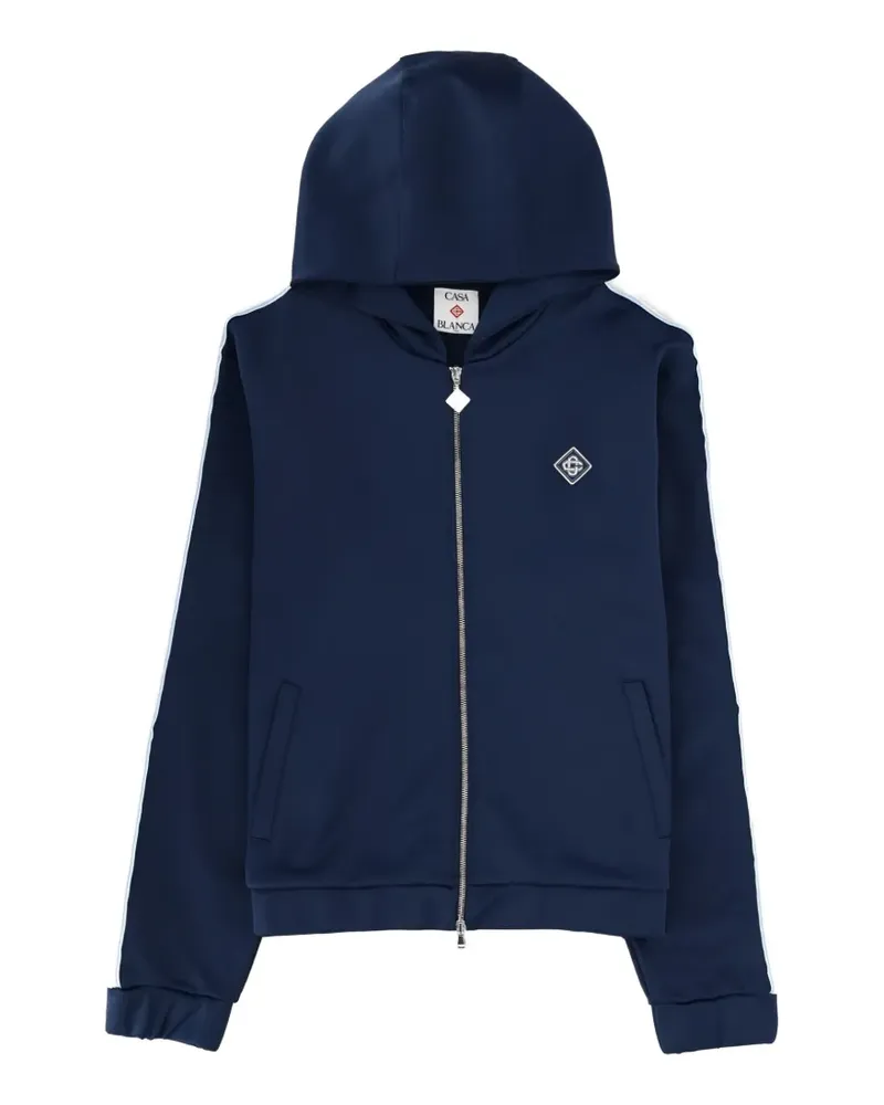 Casablanca Paris Kapuzenjacke mit Reißverschluss - Blau Blau