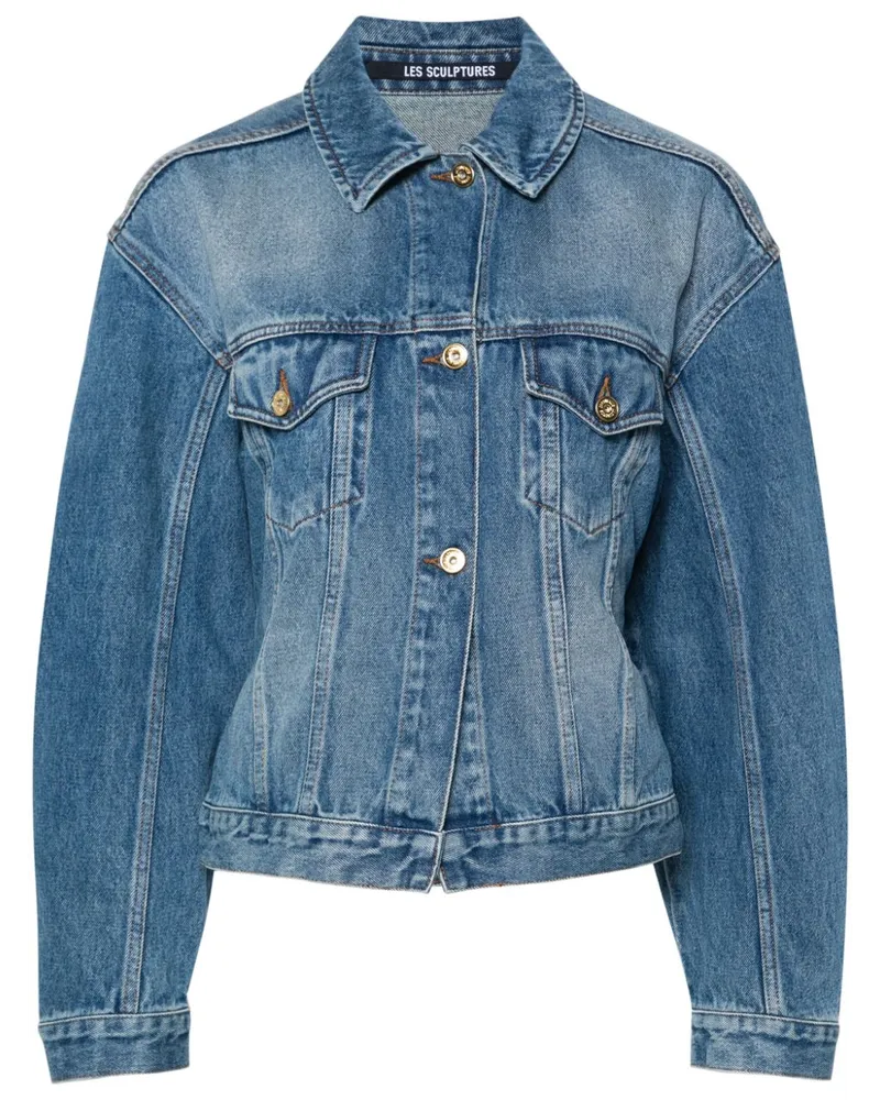 Jacquemus La Veste De Nimes Jeansjacke Blau