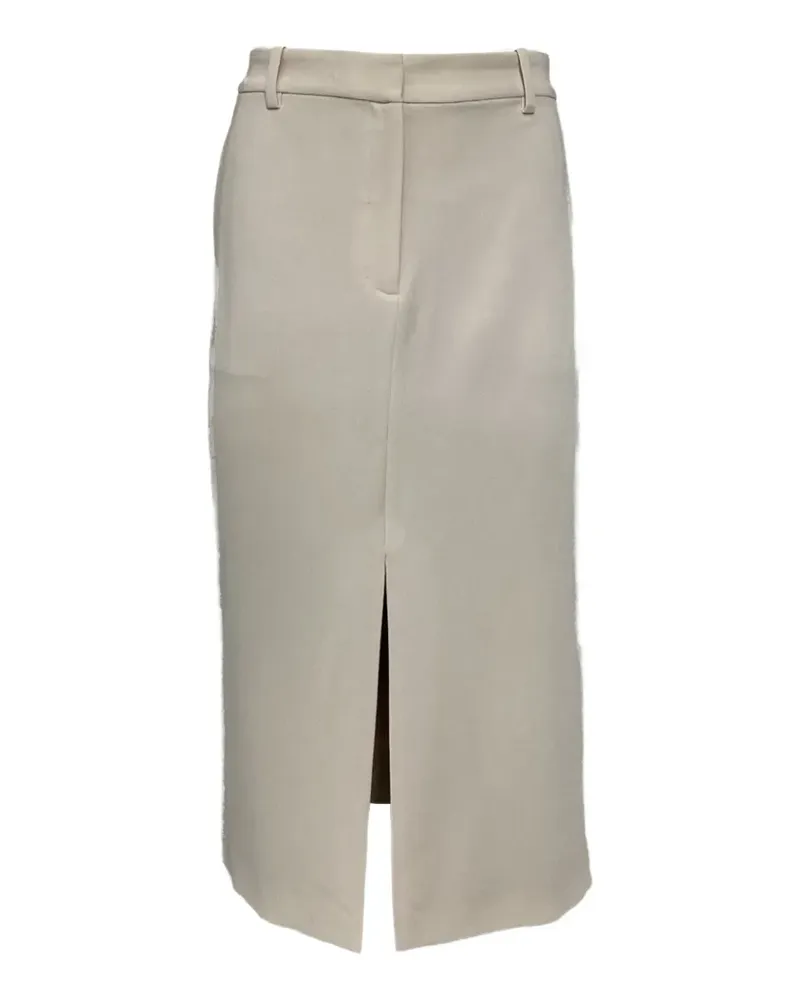 Theory Midirock mit Schlitz - Nude Nude