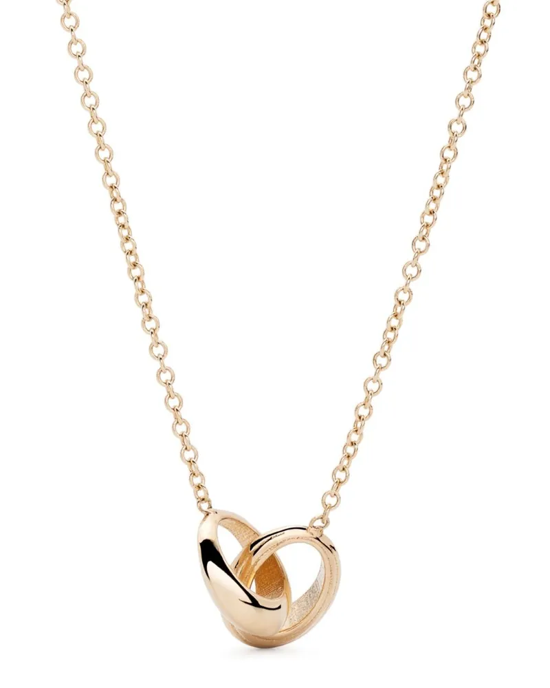 Lizzie Mandler 18kt Micro Crescent Gelbgoldhalskette Gold