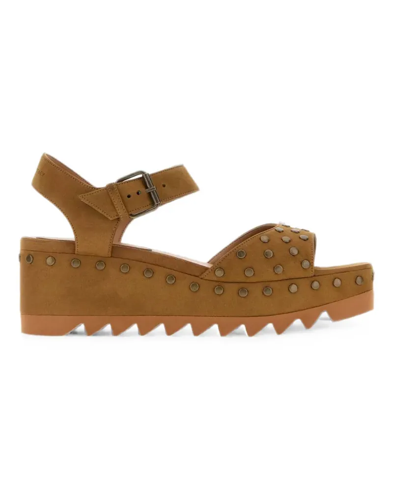 Stella McCartney Elyse Sandalen mit Nieten 100mm - Braun Braun