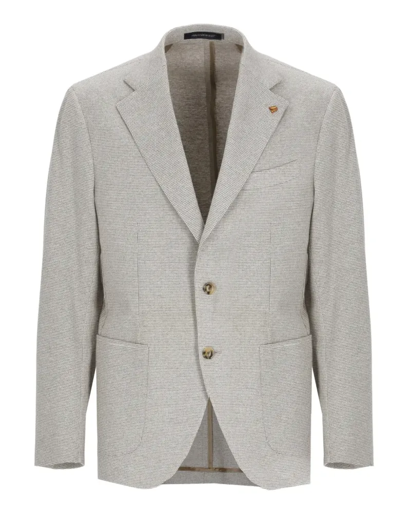 Sartoria Latorre houndstooth-pattern blazer - Grau Grau