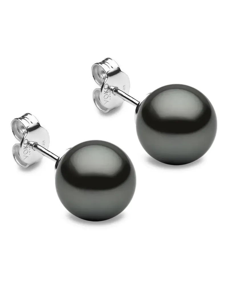 YOKO London Classic Ohrstecker mit Tahitiperlen - Silber Silber