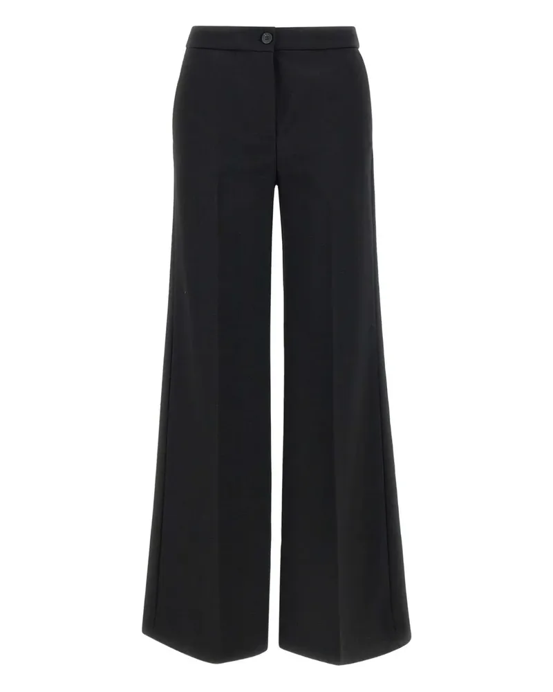 Kaos Hose aus Stretch-Krepp - Schwarz Schwarz