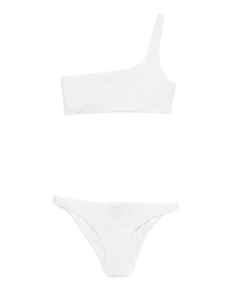 Missoni one-shoulder bikini set - Weiß Weiß