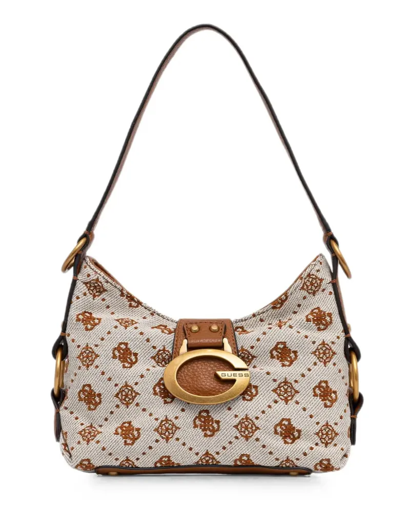 Guess Camden Tote Bag mit Monogramm-Print - Nude Nude