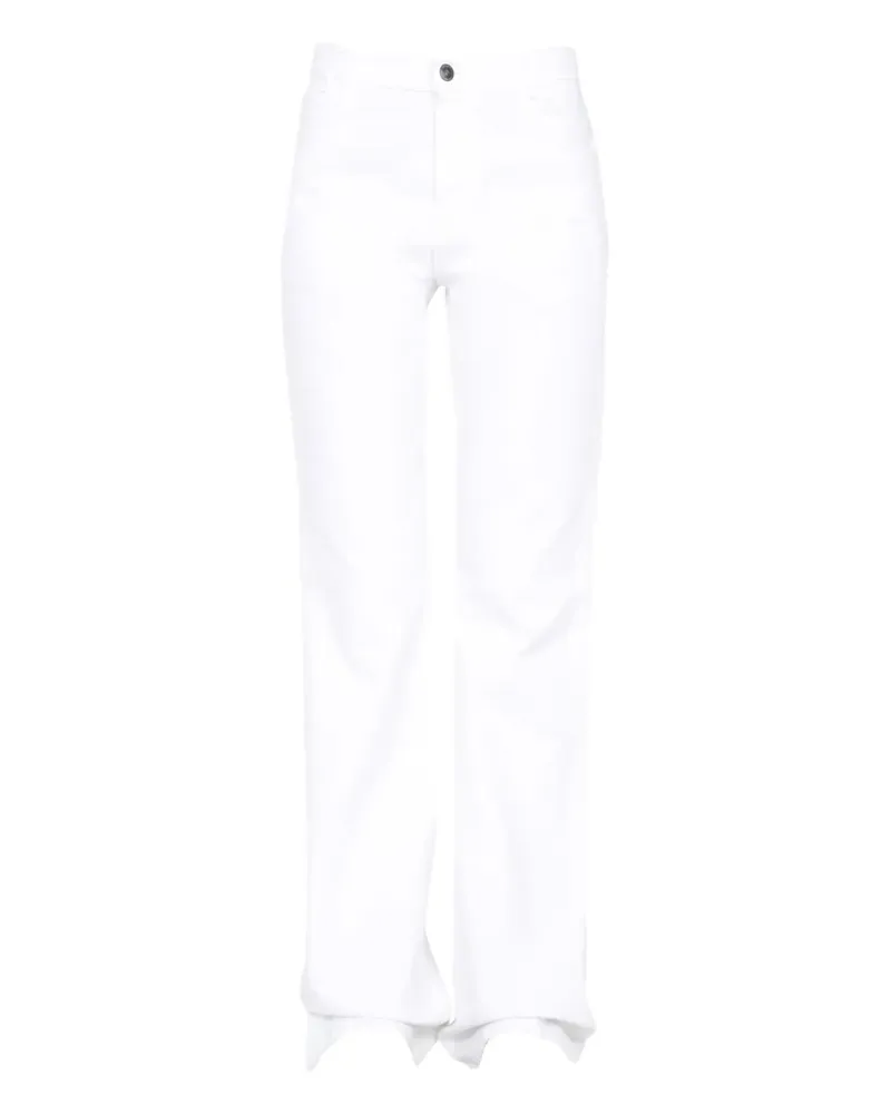 Raf Simons image-patch jeans - Weiß Weiß