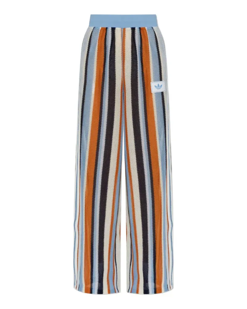 adidas Firebird Summer Glow Hose mit Logo-Patch - Blau Blau