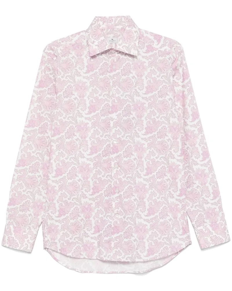 Etro Hemd mit Paisleymuster - Rosa Rosa