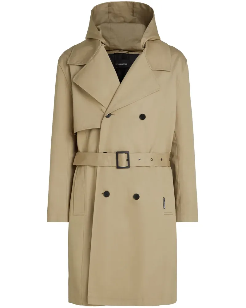 Karl Lagerfeld Klassischer Trenchcoat - Nude Nude