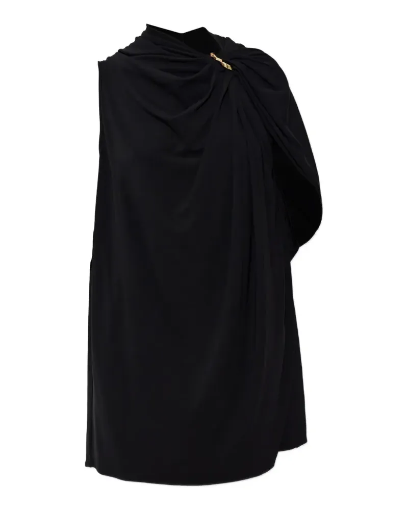 SPORTMAX Drapiertes Epoche Minikleid - Schwarz Schwarz