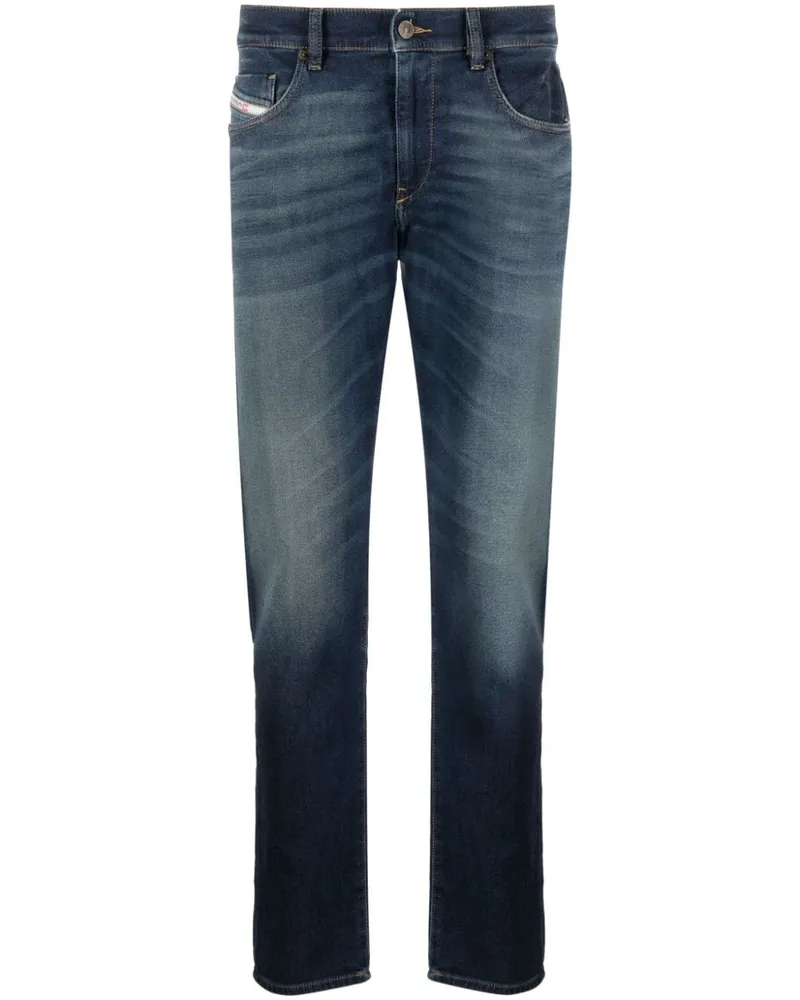 Diesel D-Strukt Straight-Leg-Jeans - Blau Blau