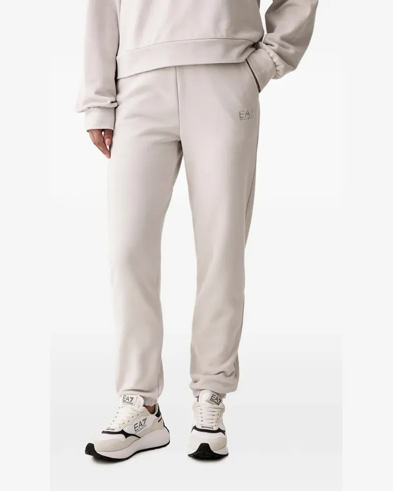 EA7 Jogginganzug mit Logo-Detail - Nude Nude