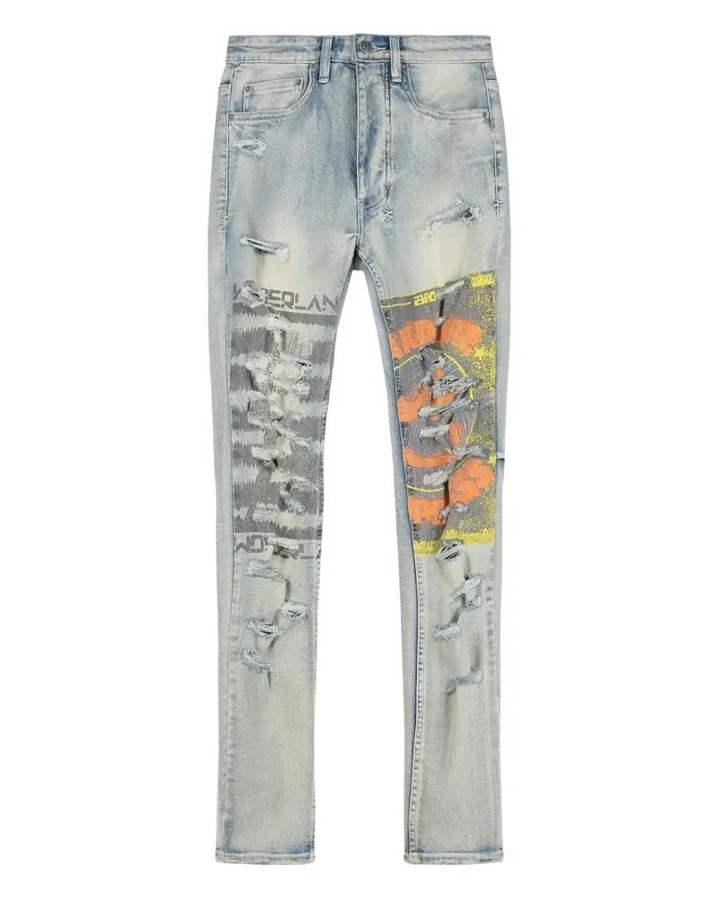 ksubi Jeans im Distressed-Look - Blau Blau