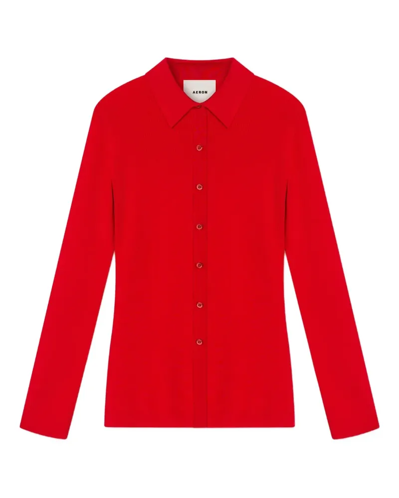 AERON Ribbon Hemd - Rot Rot