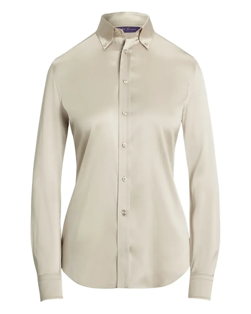 Ralph Lauren Hemd aus Satin - Nude Nude