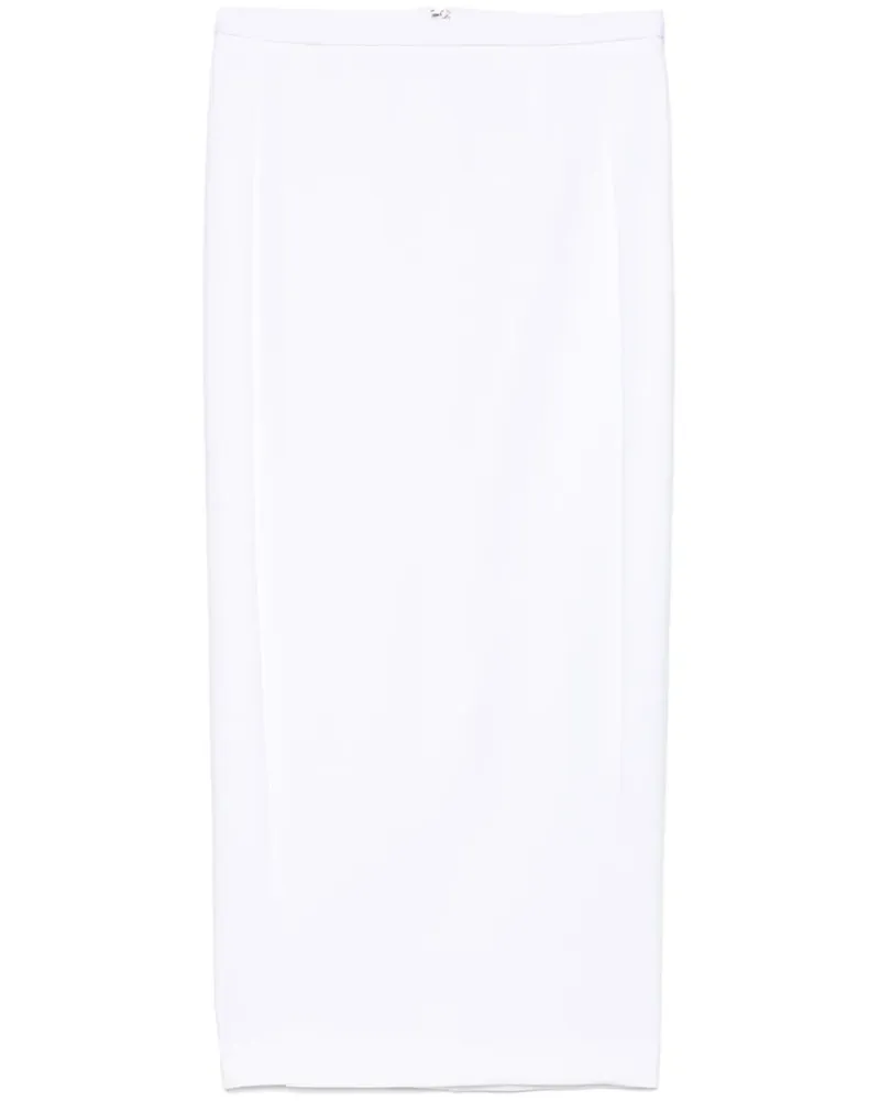 Max Mara Charme Midirock - Weiß Weiß