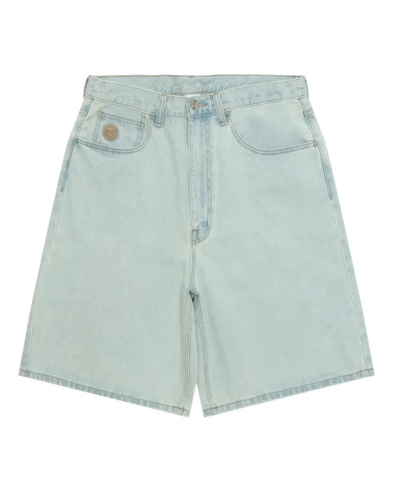 BAPE Jeans-Shorts mit Logo-Stickerei - Blau Blau