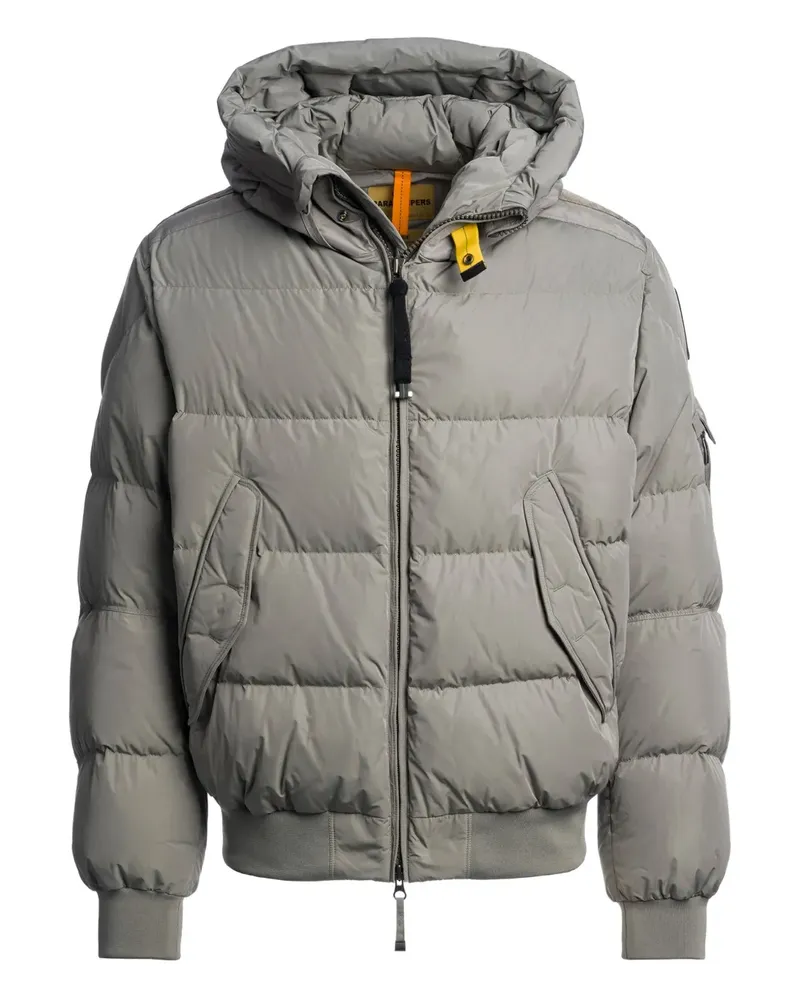 Parajumpers Gesteppte Kapuzenjacke - Grau Grau