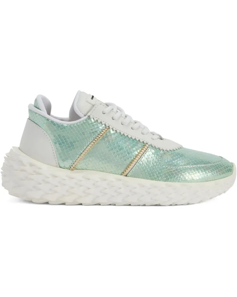 Giuseppe Zanotti Urchin Sneakers mit Schlangen-Effekt - Blau Blau
