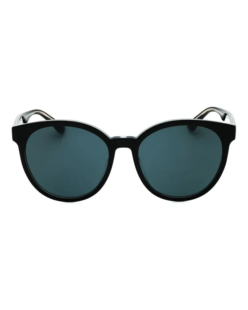 Moschino full rim round sunglasses - Schwarz Schwarz