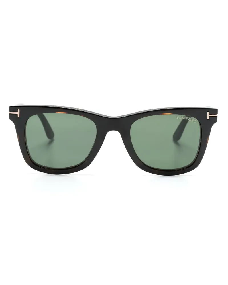 Tom Ford Brille mit getönten Clip-On-Gläsern - Braun Braun