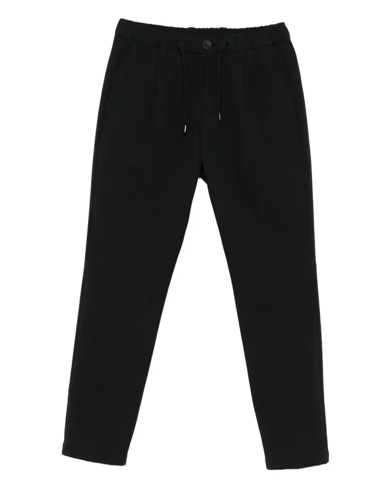 Herno Hose mit Kordelzug - Schwarz Schwarz