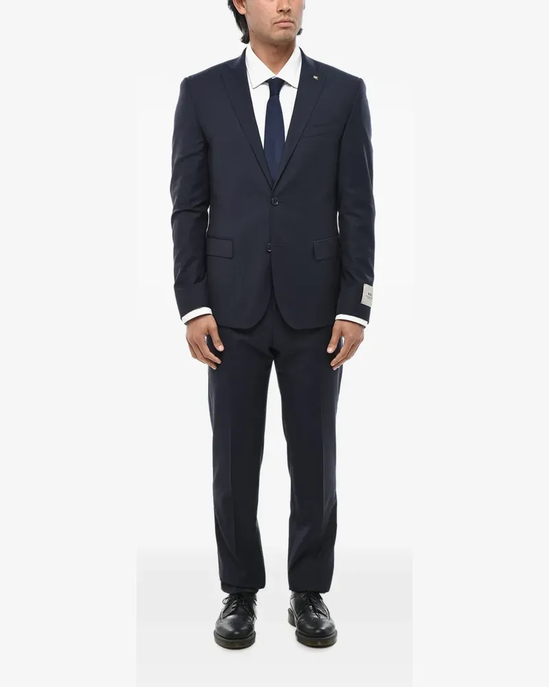 Corneliani Einreihiger Anzug - Blau Blau