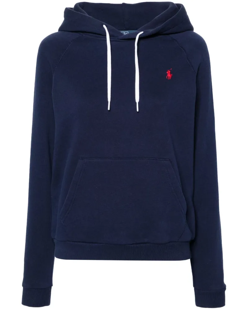 Ralph Lauren Hoodie mit Polo Pony - Blau Blau