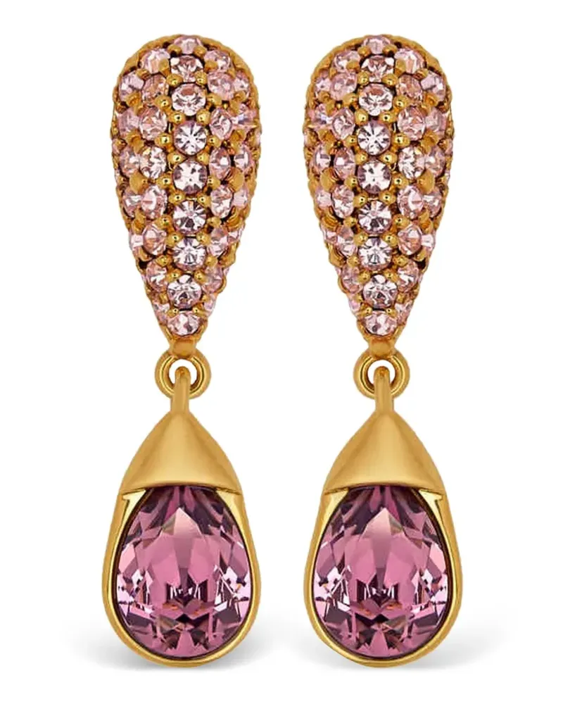 Oscar de la Renta Pavé Hängeohrringe - Gold Gold
