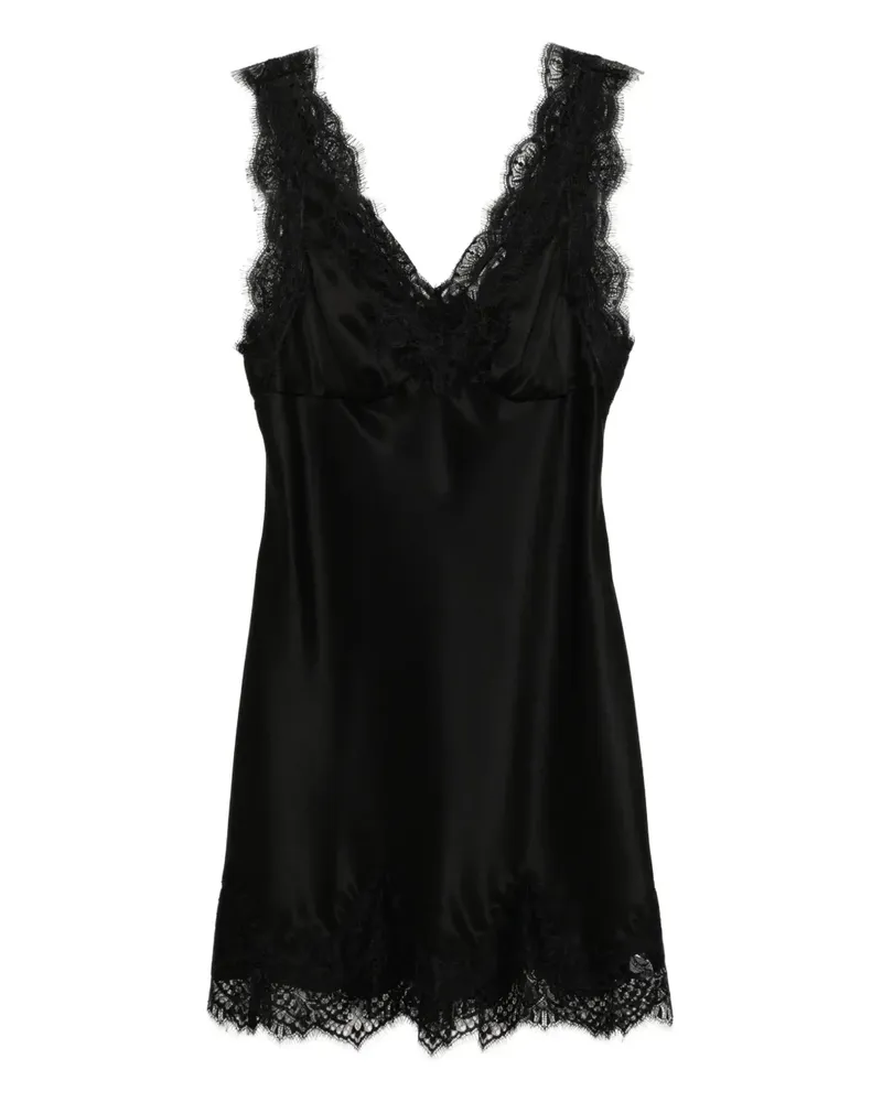 Reformation CECILY Kleid - Schwarz Schwarz