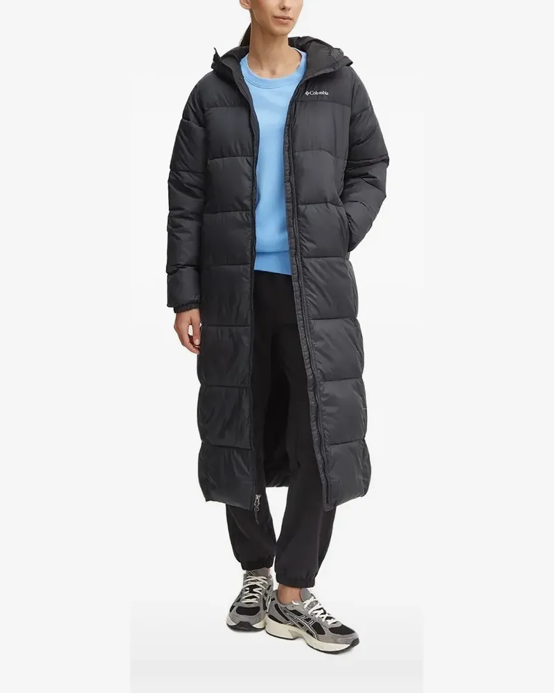 Columbia Sportswear Company Langer Steppmantel mit Kapuze - Blau Blau