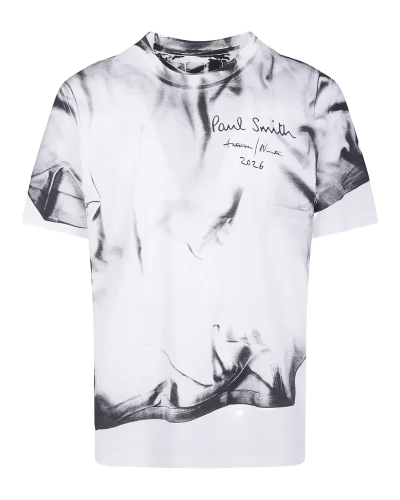 Paul Smith graphic-print T-shirt - Weiß Weiß